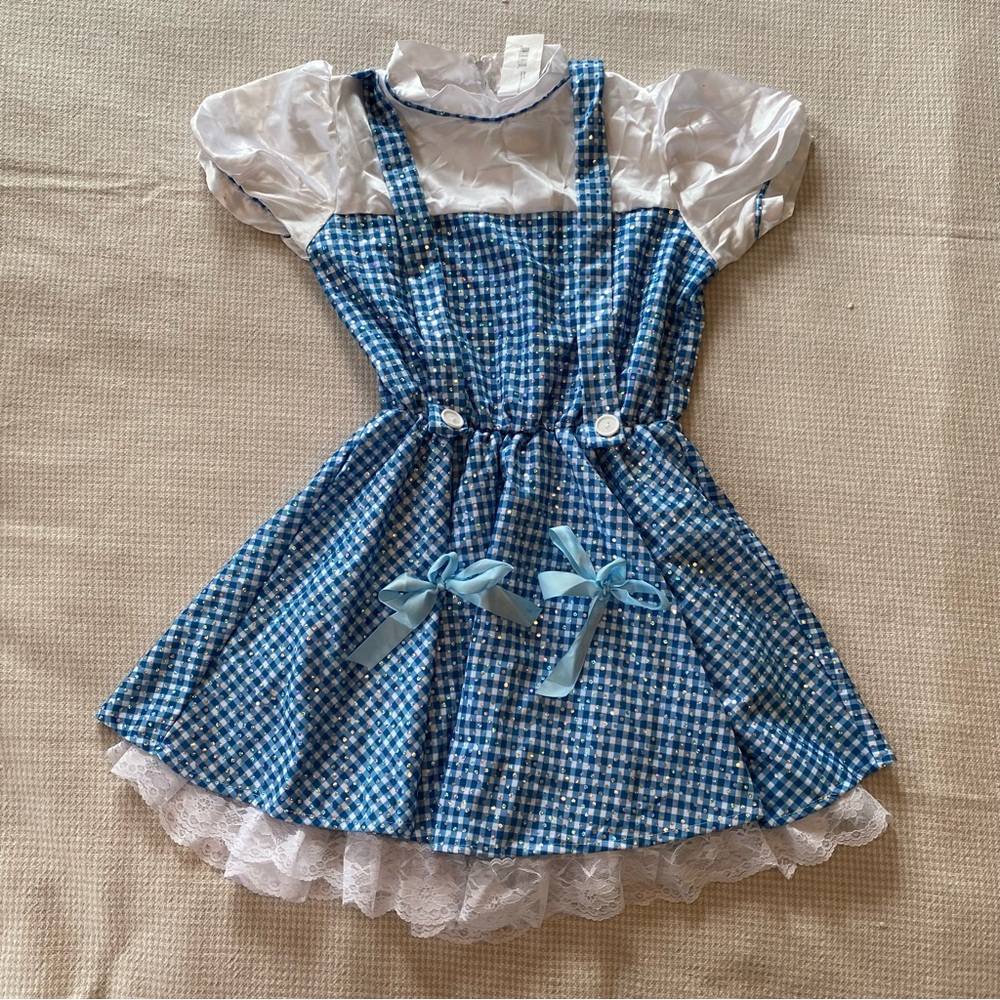 Rubie's Dorothy Wizard of Oz Gingam Kids Costume. Sparkly! With hair bows.